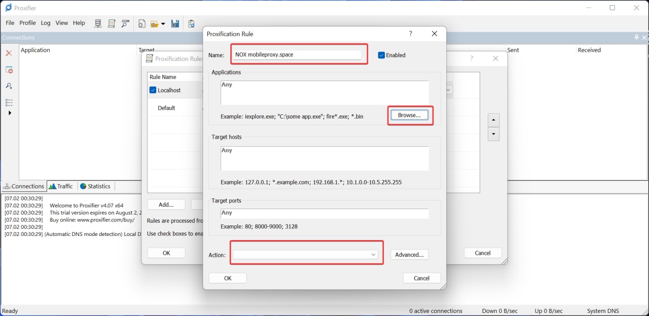 How to set up mobile proxies in Nox App Player