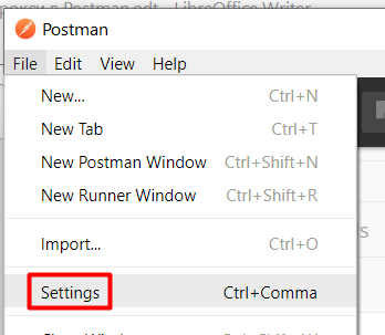 Step-by-step instructions for setting up a proxy in Postman