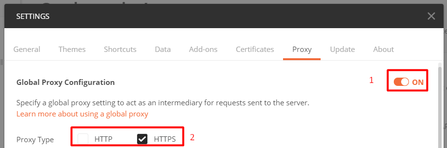 Which proxies are suitable for working with Postman?