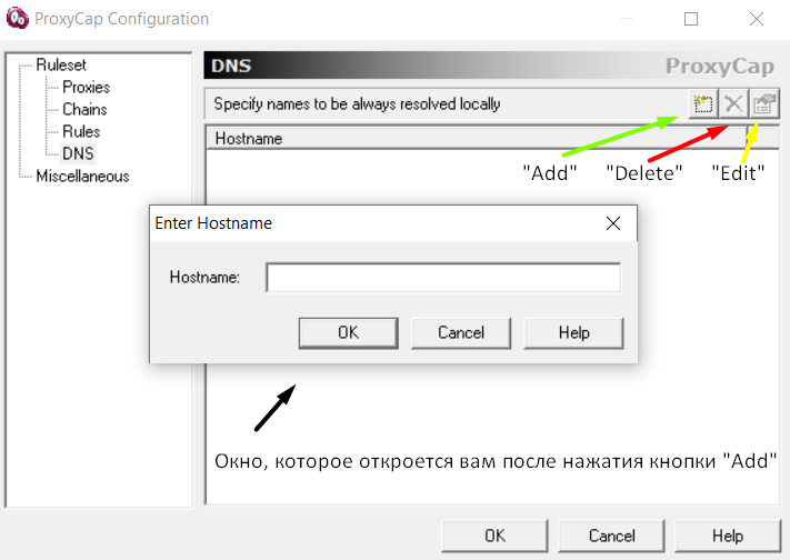 ProxyCap DNS