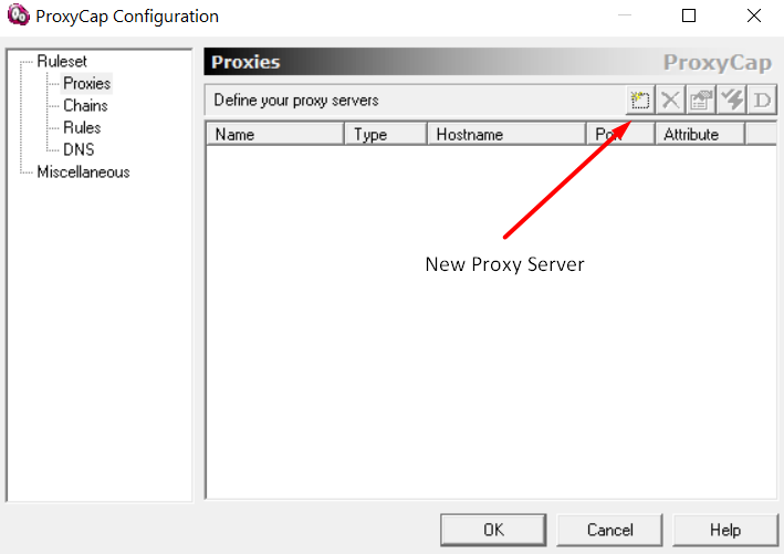 ProxyCap new proxy