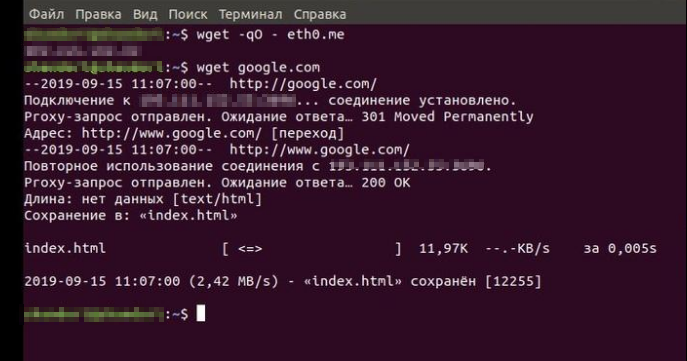 Ubuntu test mobile proxy