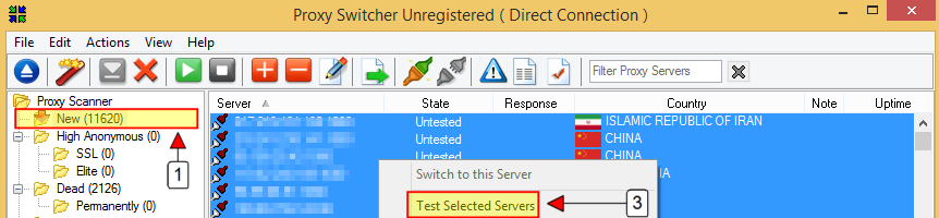Proxy Switcher mobile proxy check