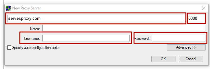Proxy Switcher mobile proxy authorization