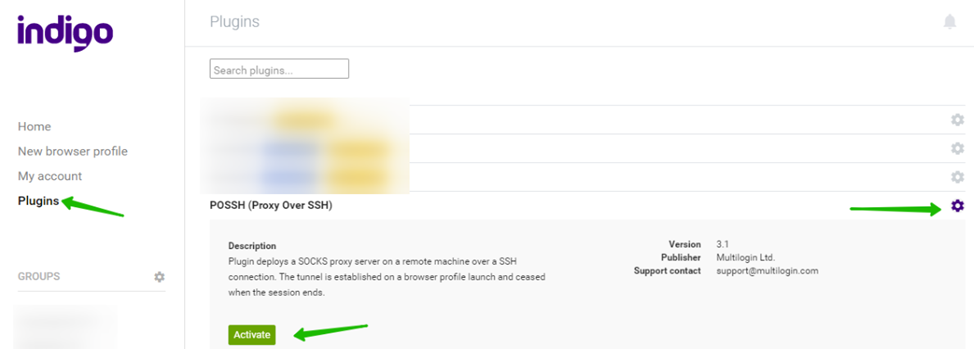 Indigo Browser proxy plugin