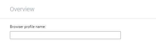 Indigo Browser browser profile name