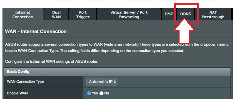 Asus RT-AC1300G advanced settings