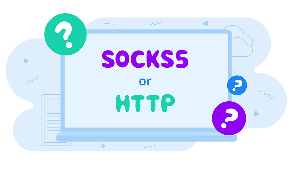 The difference between HTTP and SOCKS5