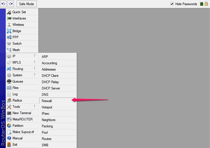 Mikrotik port forwarding setup