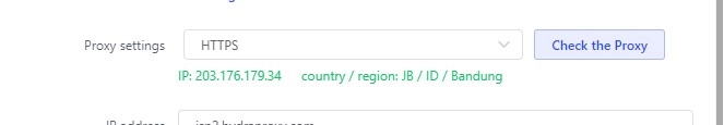 Lalicat check proxy address