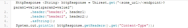 Java RESTful API with Unirest library