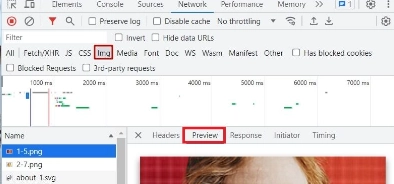 DevTools download multimedia content