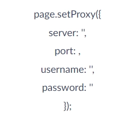 Puppeteer: syntax for specifying a server