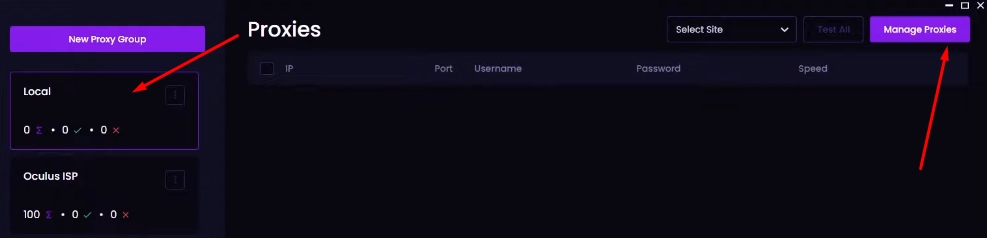 Stellar AIO set group parameters