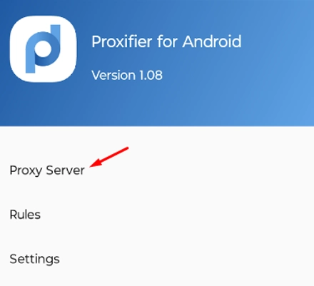 Proxifier go to the proxy settings tab