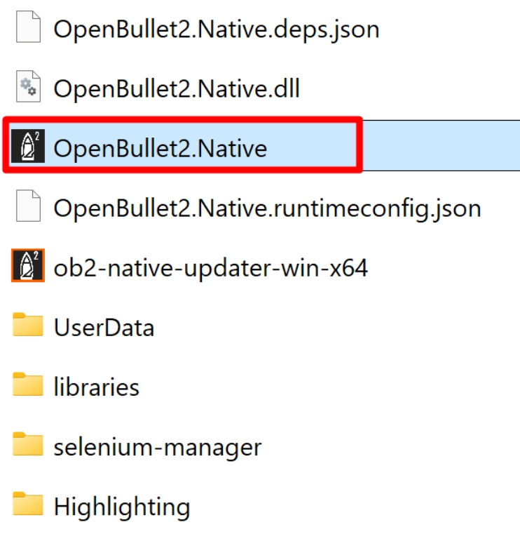 OpenBullet 2 launch the program