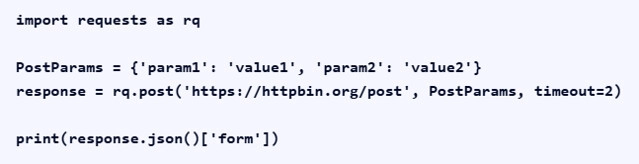 Requests in Python: processing a POST request