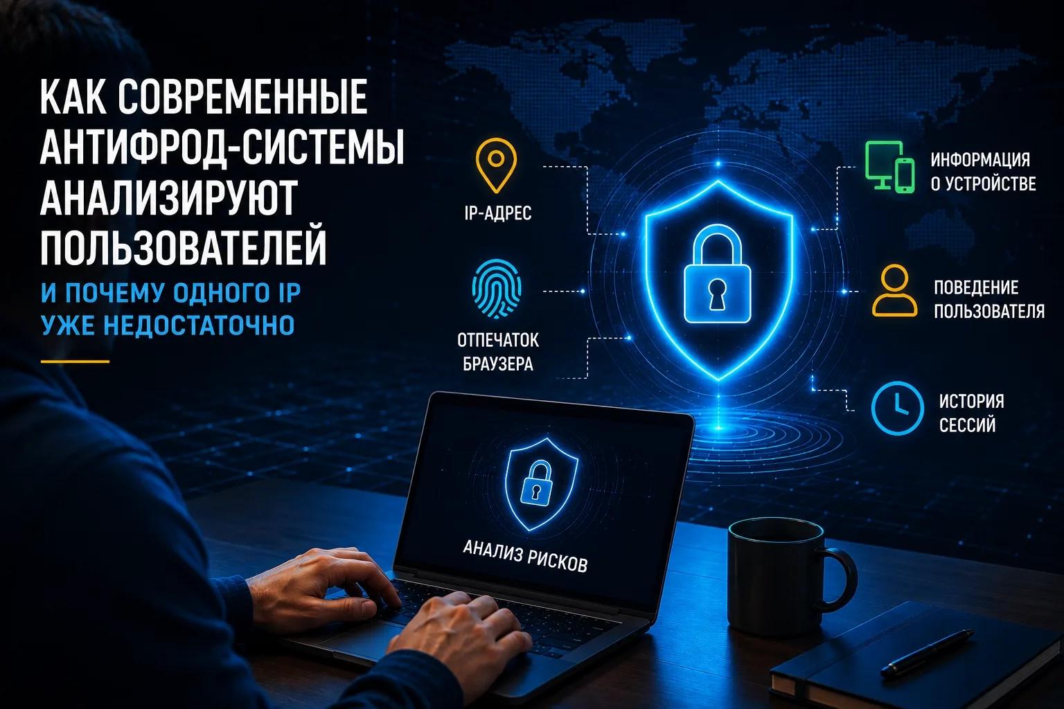 Как современные антифрод-системы анализируют пользователей и почему одного IP уже недостаточно