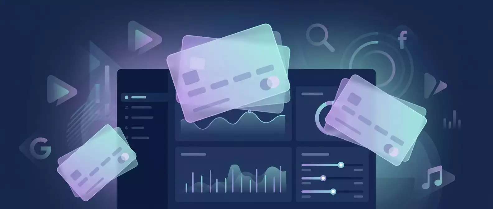 Multicards – Übersicht über virtuelle Karten für Traffic-Arbitrage